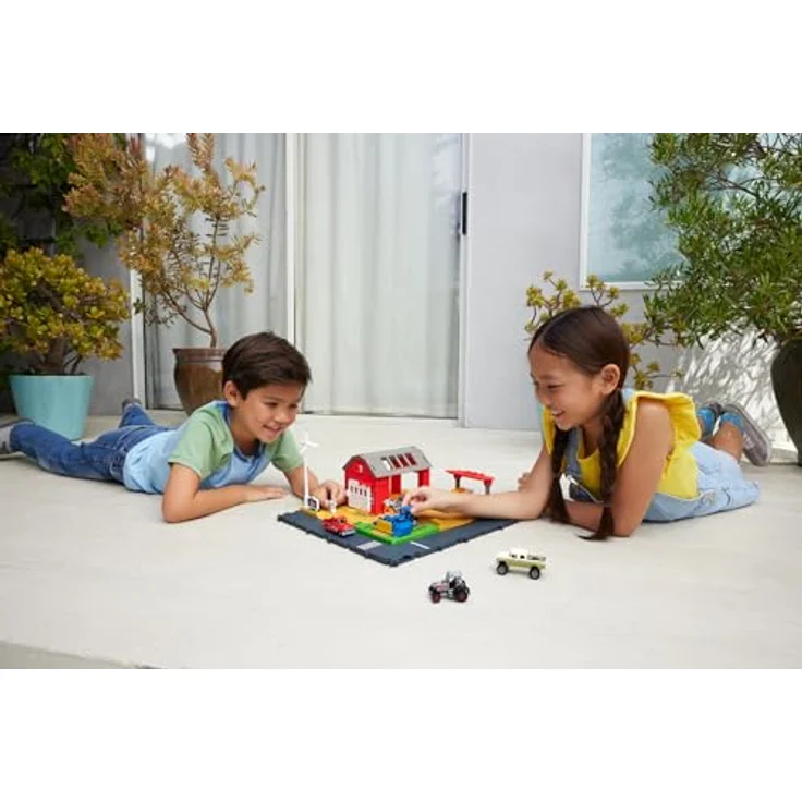 Matchbox Action Drivers Farm Harvest Playset, realistisch mit Traktor im Maßstab 1:64 und abnehmbaren Tierfiguren – Bild 2