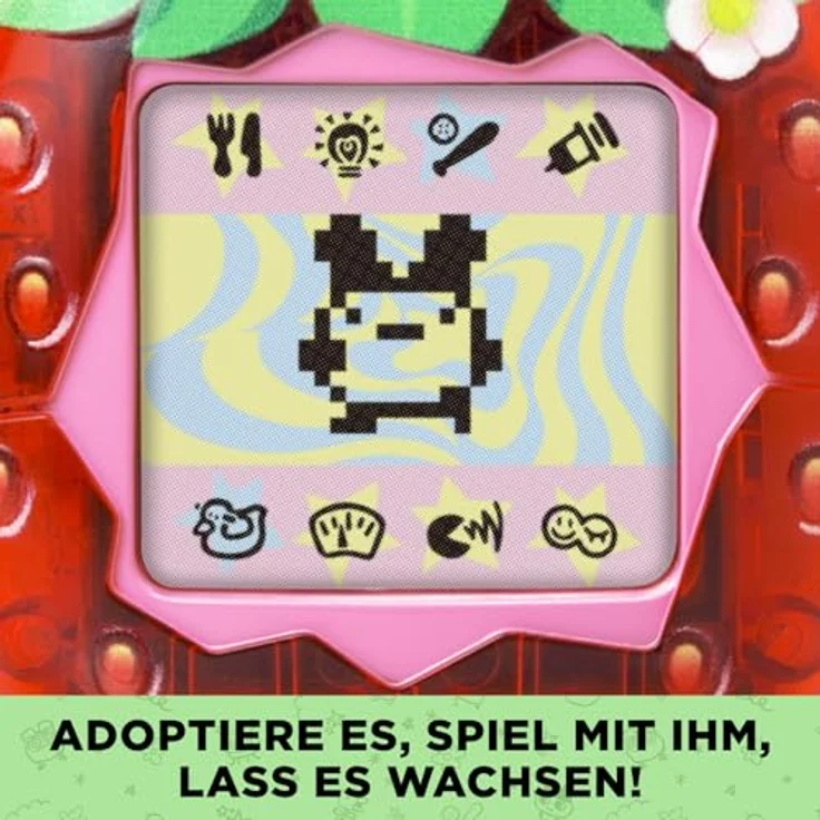 Bandai TAMAGOTCHI Interactive Digitalpet, Fresh Strawberry, mit originaler Programmierung, Pflege- und Interaktionsfunktionen – Bild 3