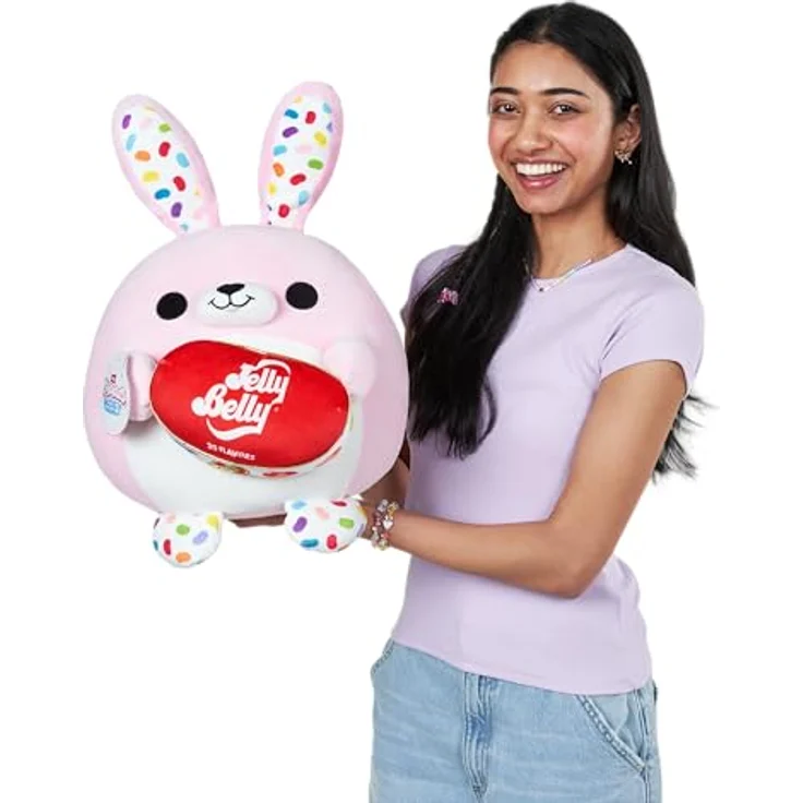 ZURU Snackles Serie 2 Flossie, Kuschelig-weiches 35 cm Plüschspielzeug mit Snackmarken-Accessoire zum Sammeln – Bild 4