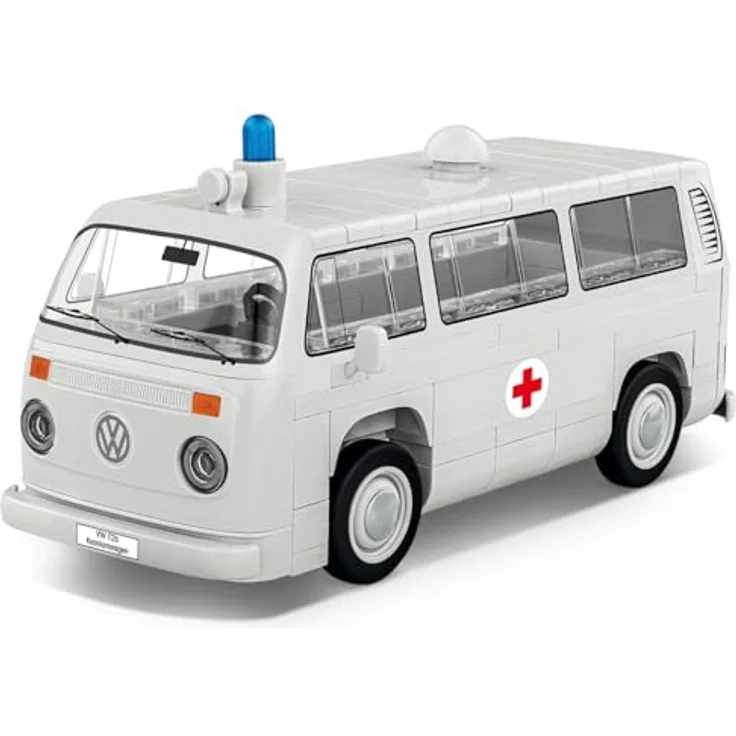 COBI Volkswagen T2b Krankenwagen, Bausteine-Set aus der EU, Spielzeugauto – Bild 1