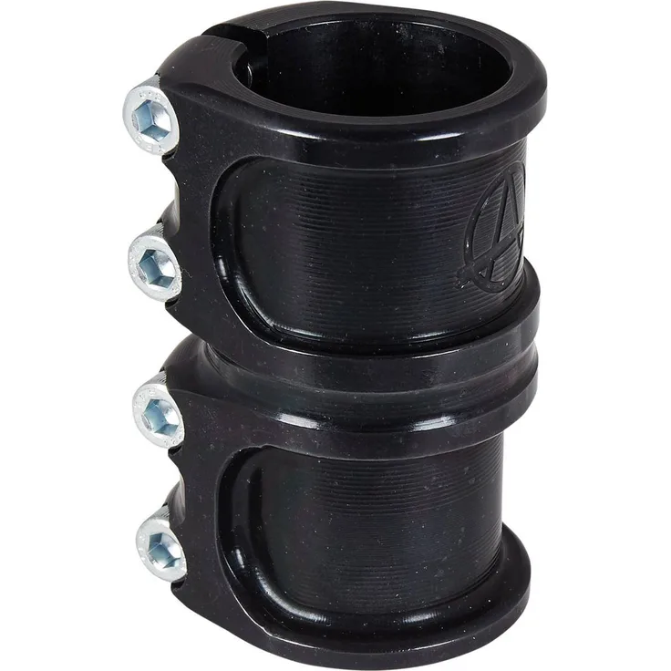 Apex Stuntscooter Apex Lite Stunt-Scooter SCS Clamp 32/35 Schwarz, Leichtgewichtige Scooter-Klemme mit Quad-Design