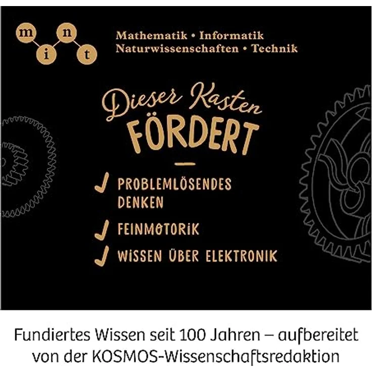 Kosmos Rufus, Experimentierkasten mit Ultraschall-Zerstäuber und 3 Modi, Steampunk-Design – Bild 5