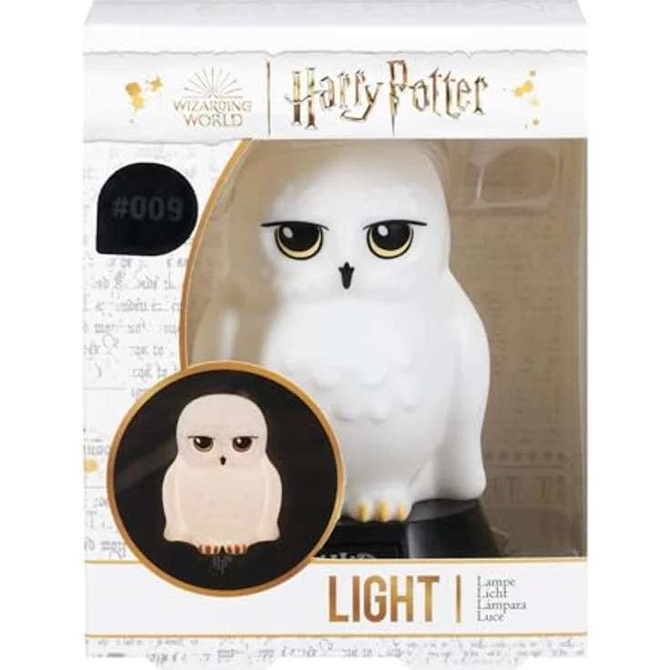Paladone Harry Potter Icons Leuchte Hedwig, 11 cm Stimmungslicht in Weiß – Bild 4
