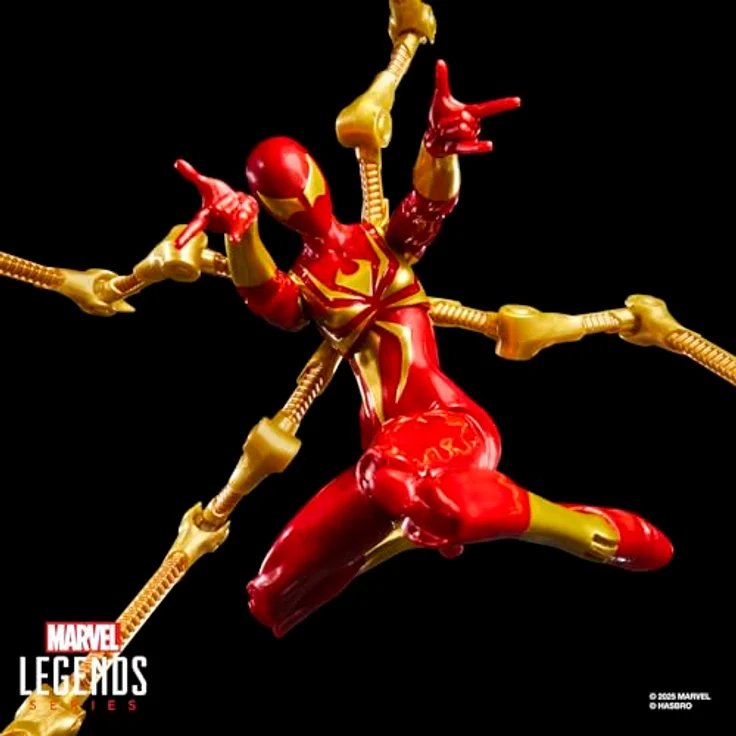 Spiderman Magic: The Gathering Mary Jane Watson (Iron Spider) Sammelfigur, 15 cm mit 7 Accessoires und Foilkarte – Bild 7