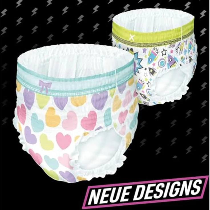 Pampers Ninjamas Pyjama Pants, Höschenwindeln für Kinder 17-30 kg, Herzen, 10 St. – Bild 6