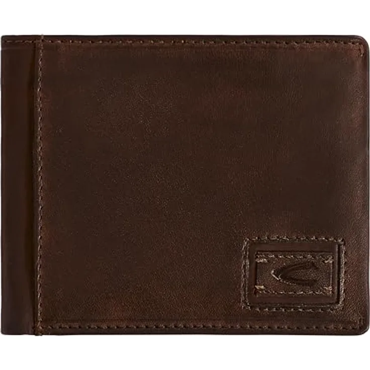 camel active Dust Herren Geldbörse RFID Querformat Leder Mittelgroß Braun