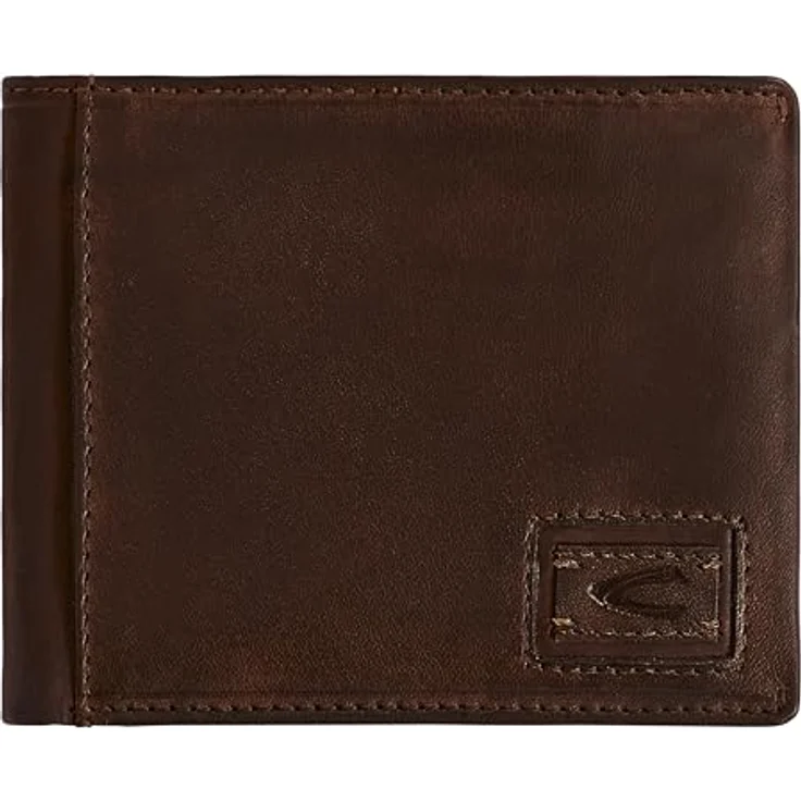 camel active Dust Herren Geldbörse RFID Querformat Leder Mittelgroß Braun – Bild 1