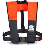 SECUMAR Vivo 100 Schwimmweste mit manueller Aufblasvorrichtung, schlanke Form, Polyamid