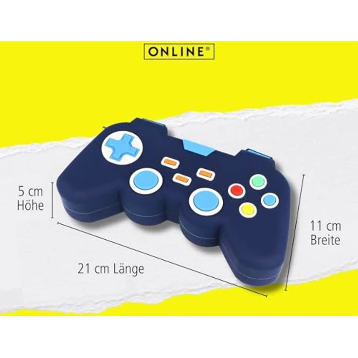 Online Premium-Schlampermäppchen Controller in Gaming Design, für Jungen & Mädchen, 1 Fach, Ideales Zocker Geschenk - von ONLINE – Bild 4