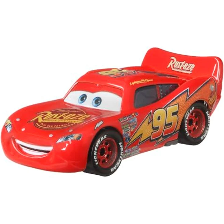 Mattel Auswahl Fahrzeuge Racing Style | Disney Cars | Die Cast 1:55 Auto, Typ:Lightning McQueen – Bild 2