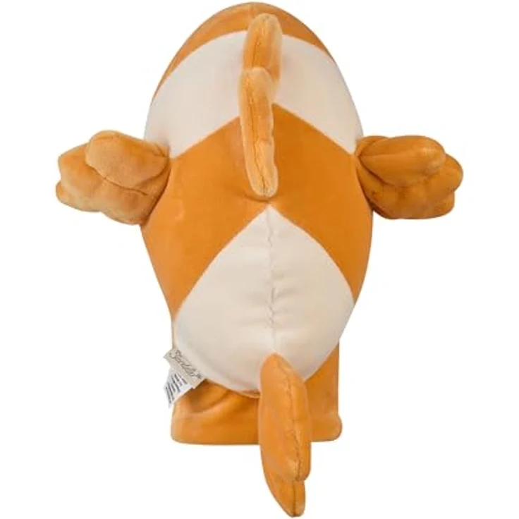 Sterntaler Handpuppe Clownfisch, weiche Kinder- und Babyspielzeug aus Flausch, 16 × 20 × 29 cm, dunkelgelb, wattiert mit Polyesterwatte – Bild 2