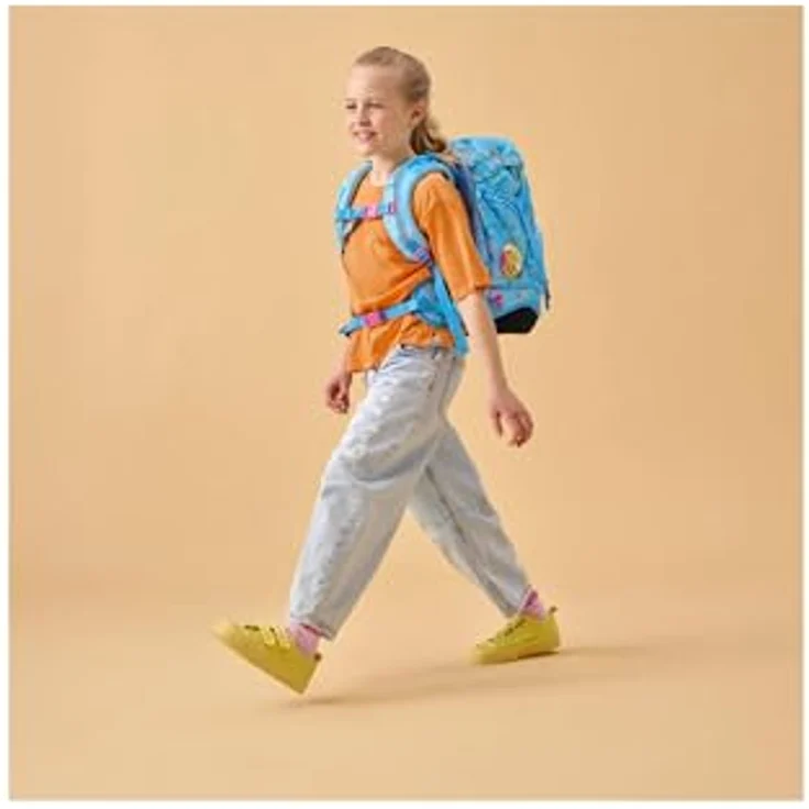 ergobag Schulranzen-Set PACK Bärhext 6-teilig, ergonomisch, höhenverstellbar, Your-Size-System, 20 Liter, reflektierend – Bild 6