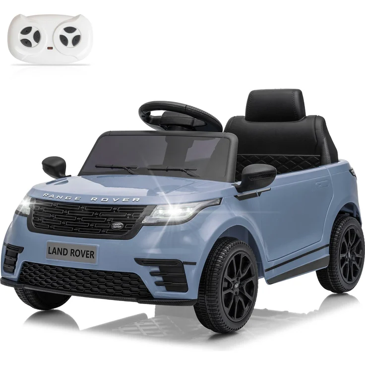 LEADZM 12V 4.5A.h LAND ROVER Velar Elektroauto Kinderauto, mit 2,4G Fernbedienung, LED Scheinwerfer, MP3, Hupe, schwarz