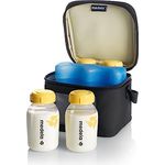 Medela Cooler Bag with 150 ml BPA-free bottles - Set of 4 storage bottles for expressing, freezing and storing breast milk, with a storage bag for transporting breast milk