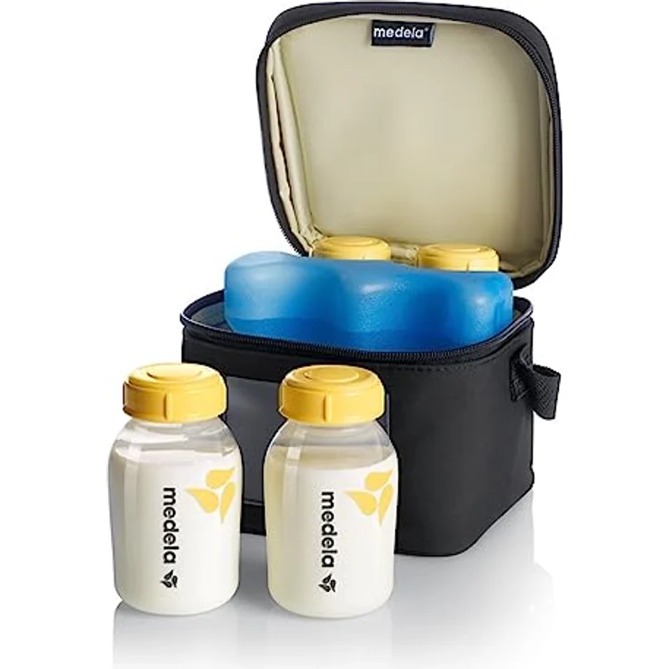Medela Cooler Bag with 150 ml BPA-free bottles - Set of 4 storage bottles for expressing, freezing and storing breast milk, with a storage bag for transporting breast milk – Bild 1