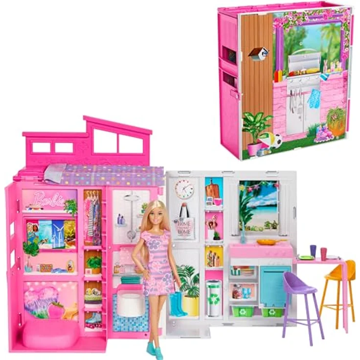 Barbie HRJ77 Toys, bunt - Puppenhaus mit 2024 EPH, langlebig und flexible Gestaltung - Preisvergleich – Bild 1