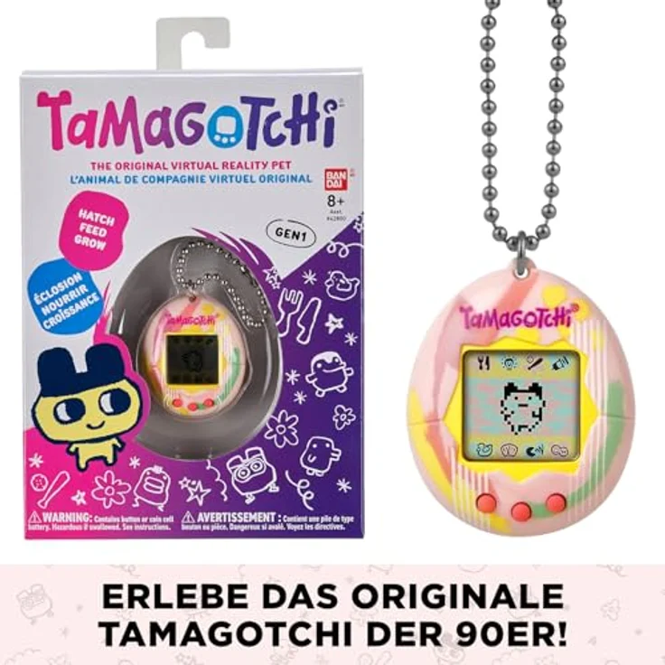 BANDAI - Tamagotchi - Original Tamagotchi - Art Style - virtuelles elektronisches Haustier - 42883 – Bild 3