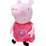 Peppa Wutz XXL Stofftier Herz - 65 cm, Peppa Wutz Kuscheltiere, Peppa Pig Kuscheltier, Peppa Wutz, Peppa Kuscheltier, Peppa Wutz Kuscheltier XXL, Peppa Wutz Kuscheltier groß