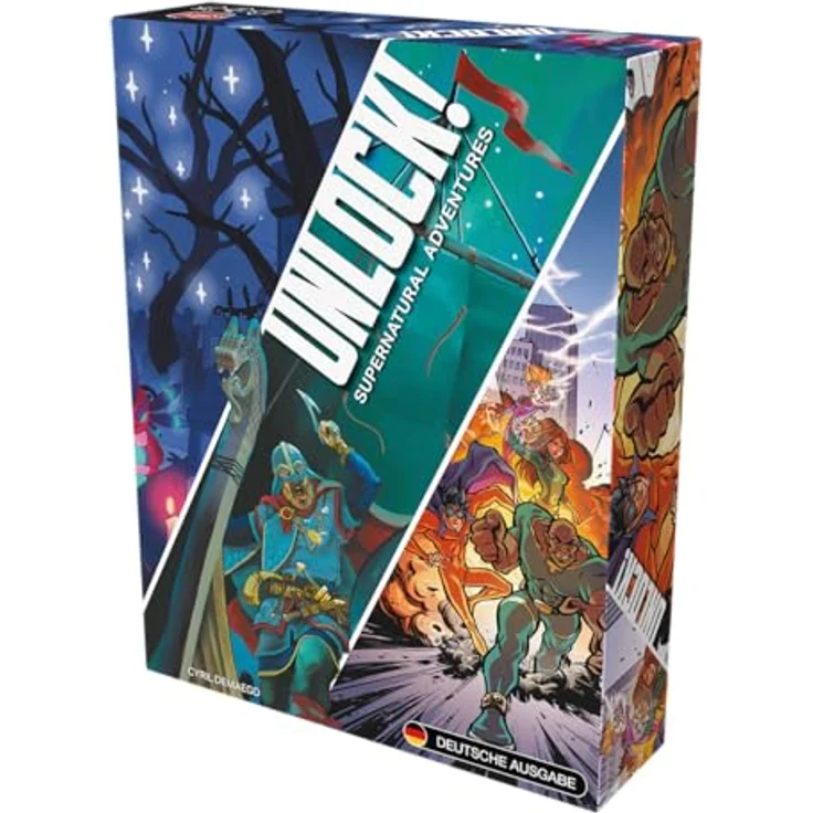 Space Cowboys Unlock! – Supernatural Adventures, Familienspiel, Rätselspiel, 1-6 Spieler, Ab 10+ Jahren, 60-90 Minuten, Deutsch, mit kostenlose App und 3 Episoden – Bild 3