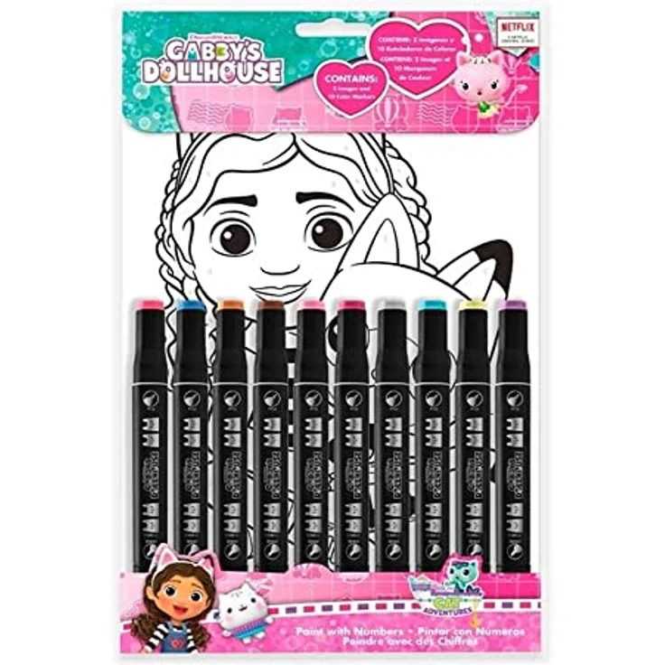 Gabbys Dollhouse KL87681 Malset, Mehrfarbig