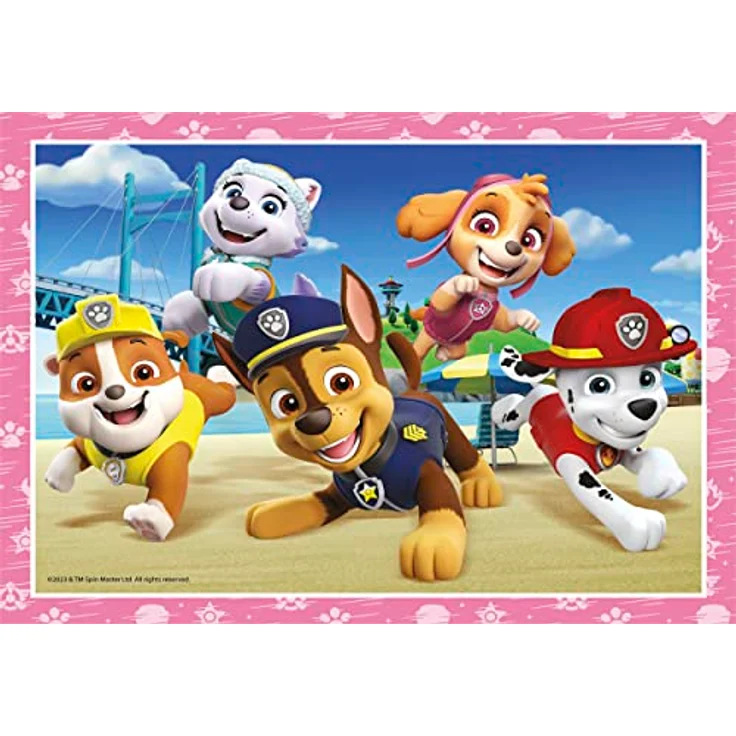 Clementoni Supercolor Puzzle 4 In 1 Paw Patrol, Kinderpuzzle mit 12, 16, 20, 24 Teilen, Leuchtkraft und Farbintensität, ab 3 Jahren – Bild 5