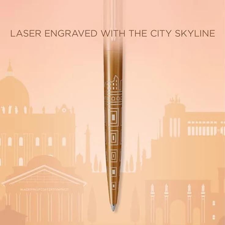 Parker Pen Jotter SE Rom Kugelschreiber, orange Schaft mit Satinierter Bronze-Lackierung – Bild 5