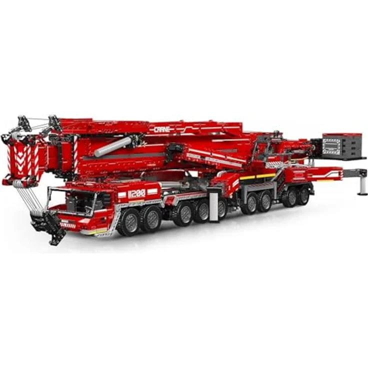 Mould King Technik Kran LTM 11200, ferngesteuert, 8506 Teile, mit Pneumatik- und Motorsteuerung für realistische Bewegungen – Bild 2