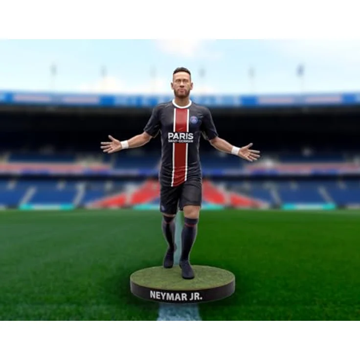 SoccerStarz Footballs Finest Neymar Jr Statue, 1:3 Sammlerstück in Paris Saint-Germain Heimtrikot, 60 cm, limitierte Auflage – Bild 2