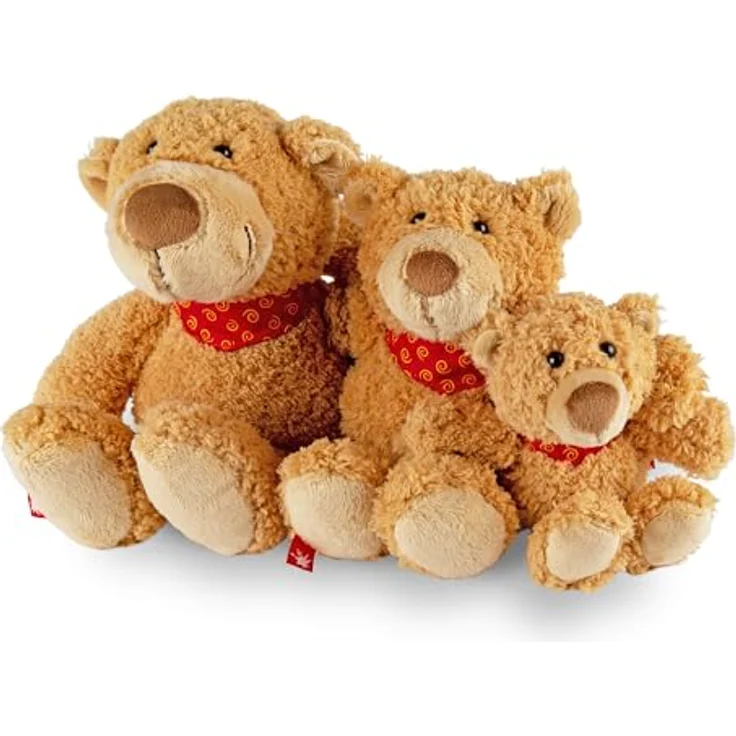Sigikid 43254 Bär Gildehard Günsburg S, Plüsch, Kuscheltier, Stofftier, kuschelweich, Podcast-Held, braun – Bild 5