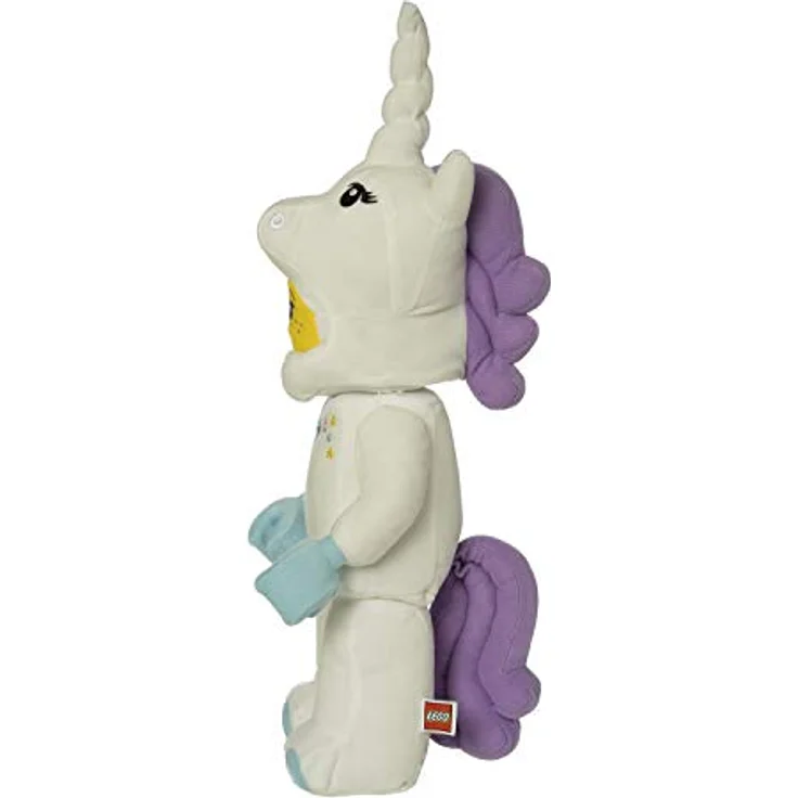 Manhattan Toy 335500 Unicorn Girl Lego Iconic Plüsch Minifigur Charakter, Multicolour, 43. 18cm – Bild 4