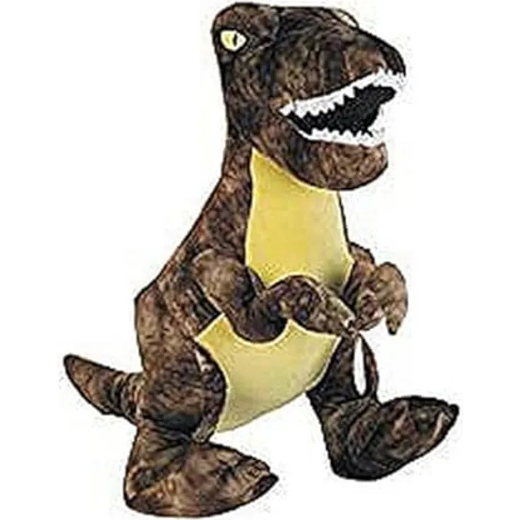 Big Buy Cooking Plüschtier Thor Dinosaurier grau, 40 cm, hochwertig und sicher für Kinder ab 0 Monaten, fördert kreatives Spiel