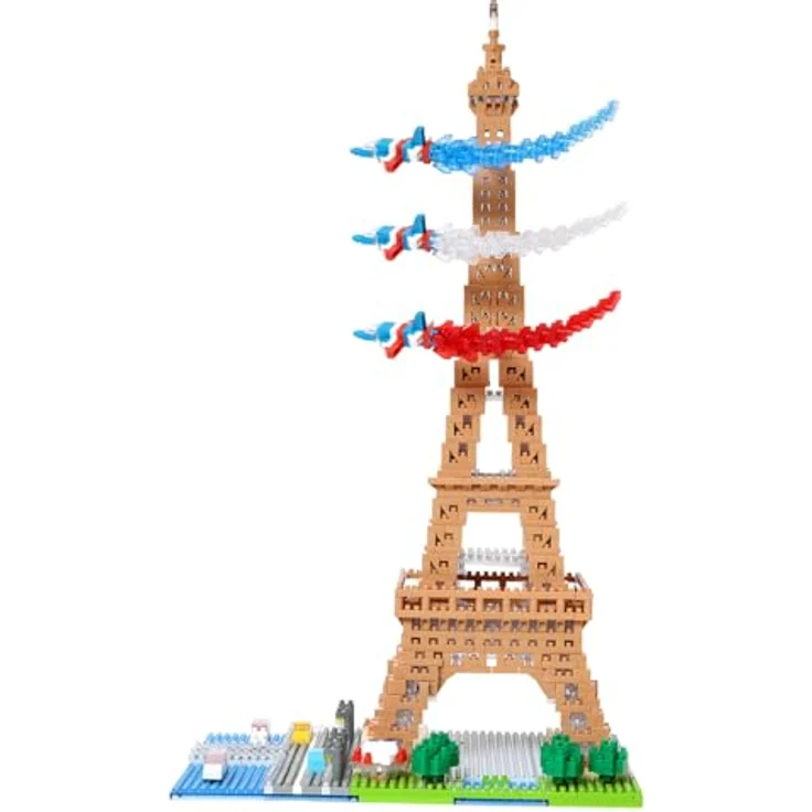 Nanoblock Advanced Paris, Banks of the Seine, Mikro-Bausteine Set mit über 2500 Teilen, für ab 12 Jahren – Bild 4