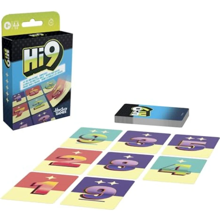 Hasbro Gaming Hi9 Kartenspiel - strategisches Familienspiel für 2-6 Spieler, ab 8 Jahren, Spielzeit 15 Min. – Bild 3