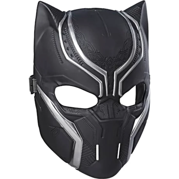Marvel Avengers Black Panther Rollenspielmaske, Kostümzubehör für Kinder ab 5 Jahren mit einstellbarem Band und Entertainment-inspiriertem Design – Bild 4