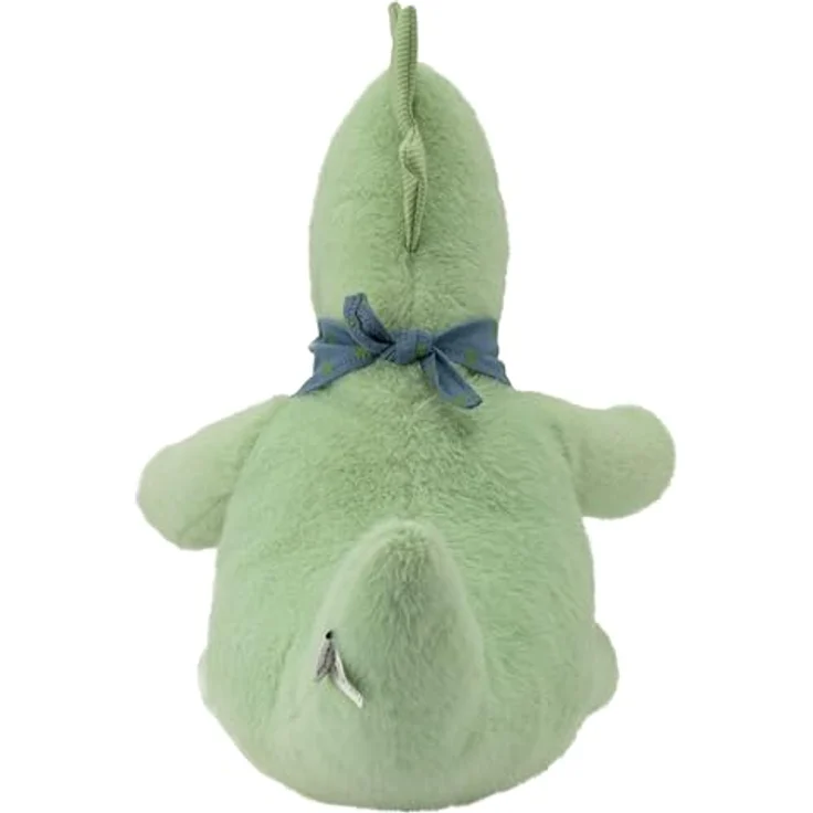 Sterntaler Kuscheltier S Dino Rexi, flauschiges Spielzeug mit Rassel, pudergrün – Bild 3