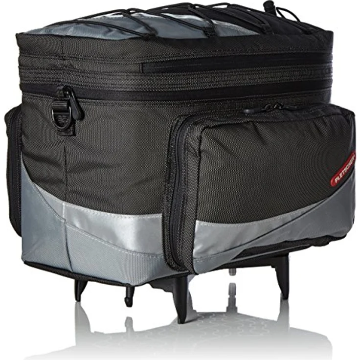 Pletscher Gepäckträgertasche-2179841800 Gepäckträgertasche, schwarz, 35x27x21cm – Bild 2