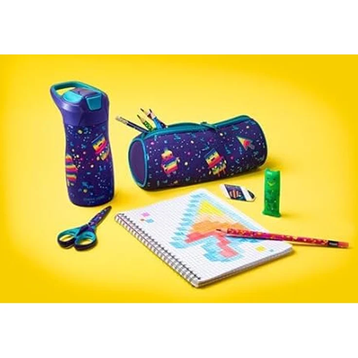 Maped PIXEL PARTY Mini Textmarker, farbsortiert, 4 St., ergonomische Griffzone, keilförmige Spitze, lichtbeständig – Bild 6