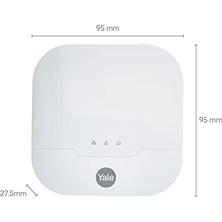 Yale Sync Smart Home Alarm (IA-311)- 5 TLG. - Alarmzentrale - Tür-/Fenstersensor - Bewegungsmelder - Schlüsselanhänger - Geolokalisierung - Funktioniert mit Alexa - Google Assistant - Philips Hue – Bild 2