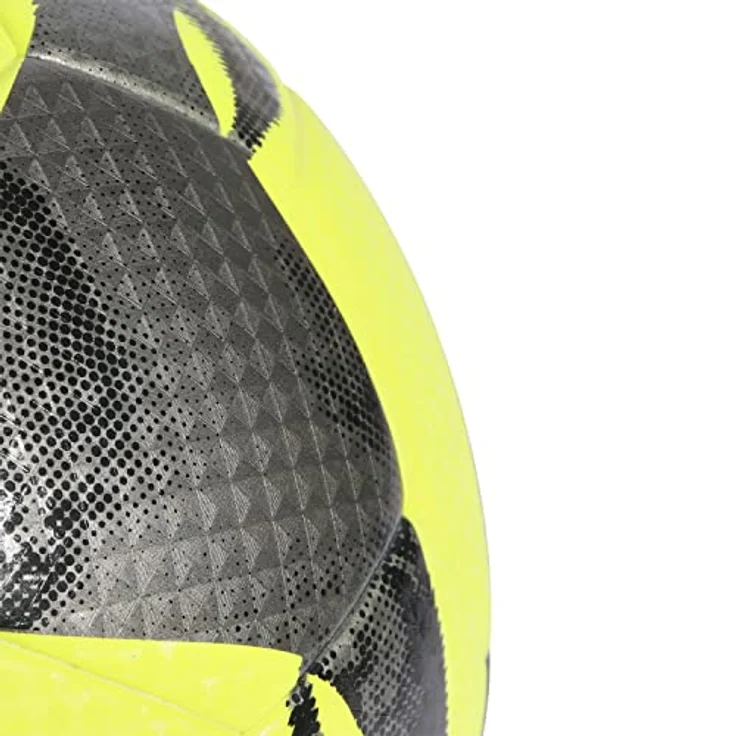 Adidas Unisex Ball (Thermal-Bonding) Tiro League Thermally Bonded Football, Solar Yellow/Black/Iron Met, HZ1295, 4 – Bild 3