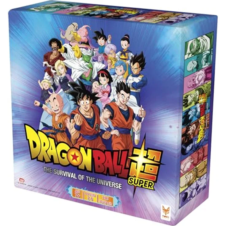 TOPI GAMES Dragon Ball Super Brettspiel The Survival of the Universe, Wettlaufspiel für 2-6 Spieler, ab 7 Jahren, 30-45 Minuten Spielzeit, englische Version
