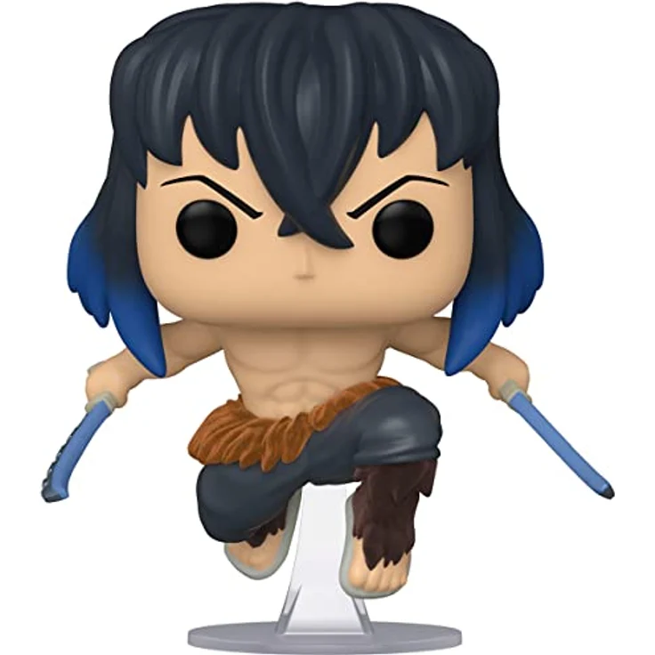 POP Demon Slayer Inosuke (Chase Edition möglich!) (Flocked) Vinyl Figur 875 Unisex Funko Pop! Standard, Ideale Sammlergröße, Premium Vinyl Material, Ideal für Demon Slayer Fans, Erweitern Sie Ihre Sammlung – Bild 4