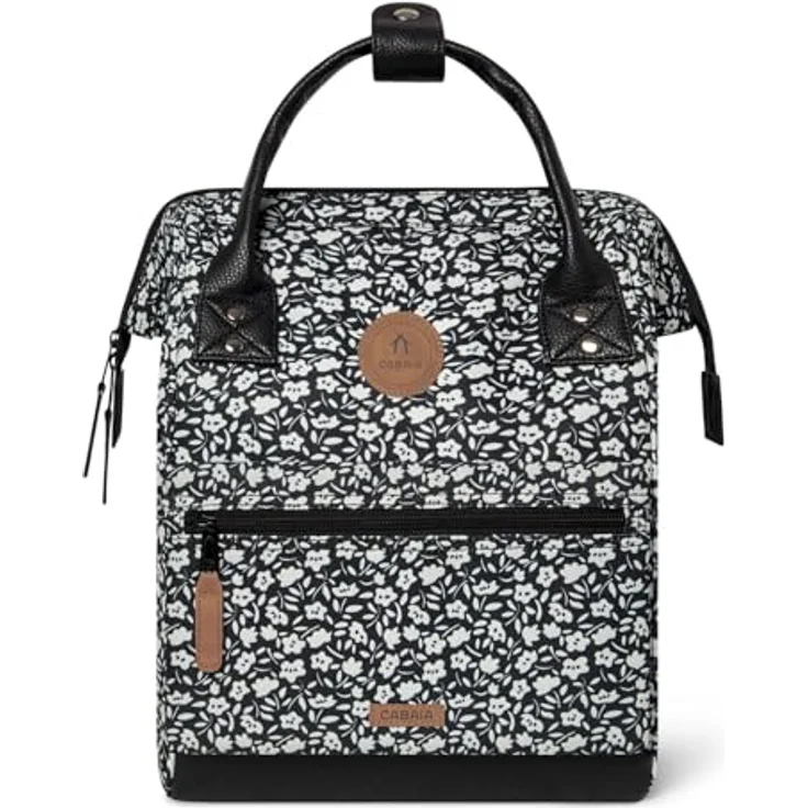Cabaia Adventurer All Over Small Kinderrucksack, 32 cm, grau, 100% Nylon, 23 x 13 x 32 cm – Bild 3