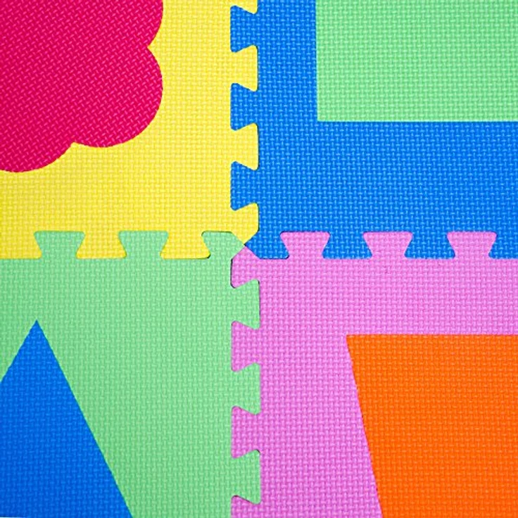 LittleTom 10 Teile Spielmatte Baby ab Null - 30x30 Schaumstoff Puzzlematte Kinder Isomatte Baby Spielteppich Outdoor - Puzzle Teppich Matte Baby Krabbelmatte Abwaschbar Bodenschutzmatte Kinderzimmer – Bild 7