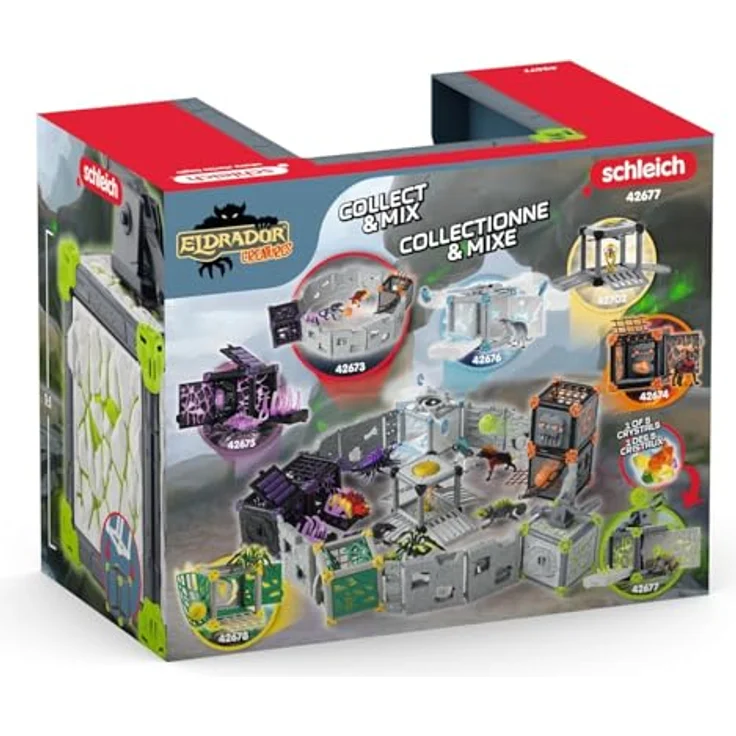 Schleich BattleCave Steinchamaeleon - ELDRADOR Creatures mit Katapult, ca. 15 cm Kantenlänge, für 7-12 Jahre – Bild 10