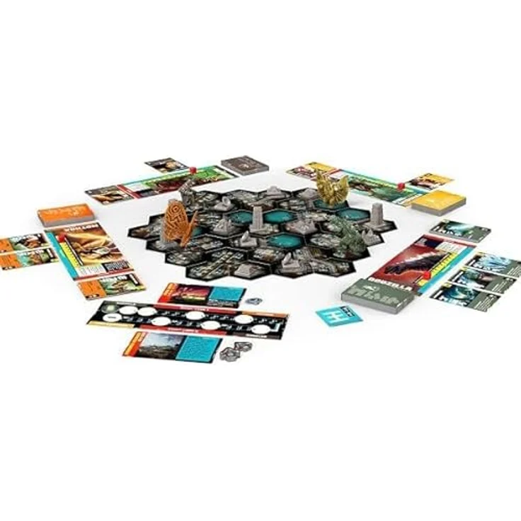 Funko 48713 Signature Godzilla Game, Multicolour - Brettspiel mit ikonischem Kaiju und modularen Fliesen – Bild 4