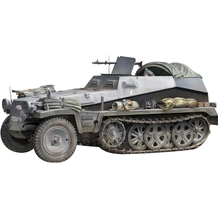 Takom Sd.Kfz.250/1, Modellfahrzeug mit detaillierter Bauweise und historischem Design