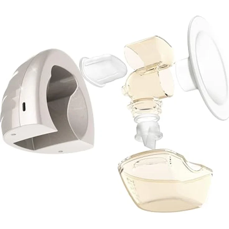 Neno Perla Twin, Kabellose Handfrei-Milchpumpe mit 3 Modi und 9 Stufen, Trichtergröße 26 mm, 19 mm, 22 mm – Bild 5