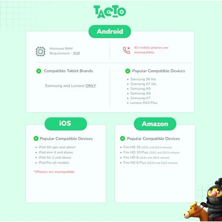 PlayShifu Tacto Chess, Lernspiel mit digitalen Spielmodi, zwei Rahmen und 12 Figuren, kompatibel mit Tablets ab 7 Zoll – Bild 6