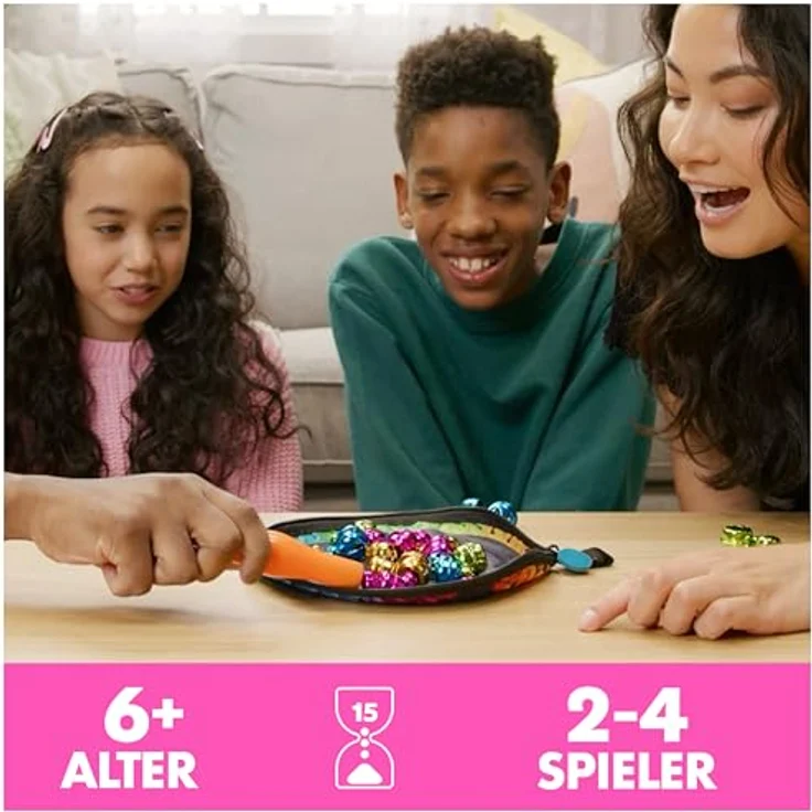 Spin Master Games Bellz! Magnetspiel für die ganze Familie mit Magnetstab und bunten Glöckchen, inkl. Geschenktasche, für Kinder – Bild 2