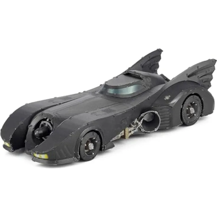 Metal Earth PS2014 Batman Batmobil, lasergeschnittener 3D-Konstruktionsbausatz aus Metall, DIY Modellbausatz ab 14 Jahre